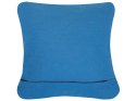  2 bawełniane poduszki dekoracyjne makrama 45 x 45 cm niebieskie KARATAS Lumarko!