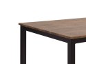  Zestaw do jadalni stół i 4 krzesła ciemne drewno z czarnym HAMRY Lumarko!