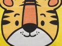  Dywan dziecięcy bawełniany motyw tygrysa 60 x 90 cm żółty RANCHI Lumarko!