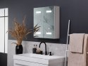  Szafka łazienkowa wisząca z lustrem LED 60 x 60 TALAGAPA Lumarko!