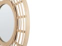  Bambusowe okrągłe lustro ścienne ⌀ 60 cm naturalne HANUA Lumarko!