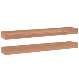  Półki ścienne, 2 szt., 90x15x6 cm, lite drewno tekowe Lumarko!
