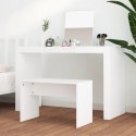  Stołek do toaletki, biały, 70x35x45 cm, materiał drewnopochodny Lumarko!