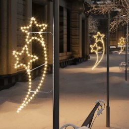  Lampki w kształcie gwiazdek, 2 szt., 180 ciepłych białych LED Lumarko!