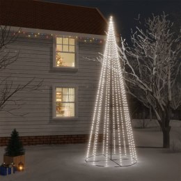  Choinka stożkowa, 732 zimne białe LED, 160x500 cm Lumarko!