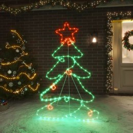  Świąteczna dekoracja świetlna w kształcie choinki, 144 LED Lumarko!
