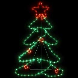  Świąteczna dekoracja świetlna w kształcie choinki, 144 LED Lumarko!