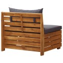  2-osobowa sofa ogrodowa z poduszkami, lite drewno akacjowe Lumarko!