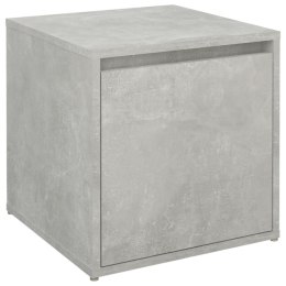  Puf z szufladą, betonowy szary, 40,5x40x40 cm Lumarko!