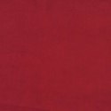  Podnóżek, winna czerwień, 60x60x39 cm, aksamitny Lumarko!
