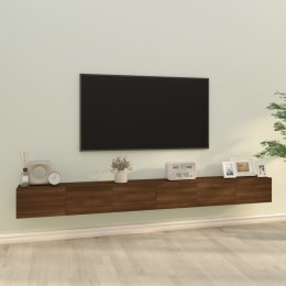  Zestaw 3 szafek TV, brązowy dąb, materiał drewnopochodny Lumarko!