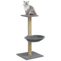  Drapak dla kota ze słupkami sizalowymi, jasnoszary, 74 cm Lumarko!