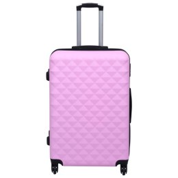  Twarda walizka na kółkach, różowa, ABS Lumarko!