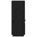  Regał, czarny, 34x40x108,5 cm, lite drewno sosnowe Lumarko!