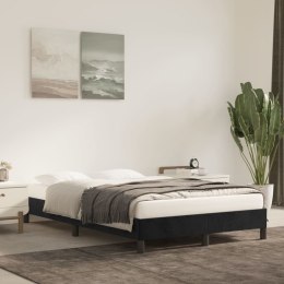  Rama łóżka, czarna, tapicerowana aksamitem, 120 x 200 cm Lumarko!