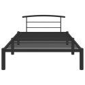  Rama łóżka, czarna, metalowa, 90 x 200 cm Lumarko!