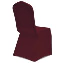  Elastyczne pokrowce na krzesła, 100 szt, bordowe, 130339x2 Lumarko!