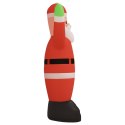  Dmuchany Święty Mikołaj z oświetleniem LED, 370 cm Lumarko!