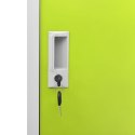  Szafka zamykana na klucz, szaro-zielona, 90x45x92,5 cm, stal Lumarko!