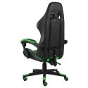  Fotel dla gracza, czarno-zielony, sztuczna skóra Lumarko!