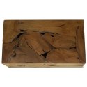  Stolik kawowy z drewna tekowego, 90 x 50 x 30 cm, brązowy Lumarko!
