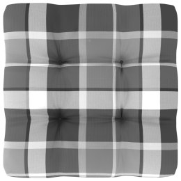  Poduszka na sofę z palet, szara krata, 50x50x10 cm Lumarko!