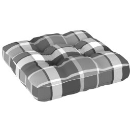  Poduszka na sofę z palet, szara krata, 50x50x10 cm Lumarko!