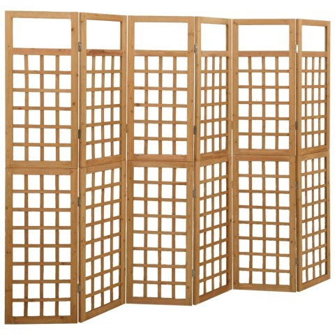  Parawan pokojowy 6-panelowy/trejaż, drewno jodłowe, 242,5x180cm Lumarko!