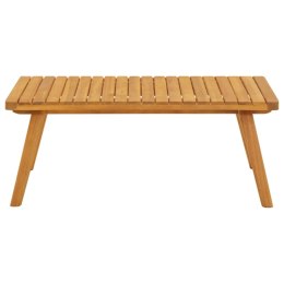  Ogrodowy stolik kawowy, 90x55x35 cm, lite drewno akacjowe Lumarko!