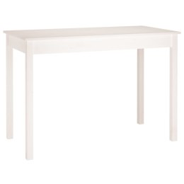  Stół jadalniany, biały, 110x55x75 cm, lite drewno sosnowe Lumarko!