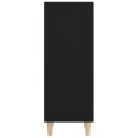  Szafka, czarna, 34,5x32,5x90 cm, materiał drewnopochodny Lumarko!