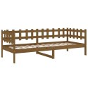  Łóżko dzienne, brązowe, 80x200 cm, lite drewno sosnowe Lumarko!