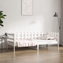  Łóżko dzienne, białe, 80x200 cm, lite drewno sosnowe Lumarko!