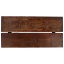  Stół barowy, lite drewno z odzysku, ciemny brąz, 150x70x107 cm Lumarko!