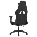  Obrotowy fotel gamingowy, czarno-jasnozielony, obity tkaniną Lumarko!