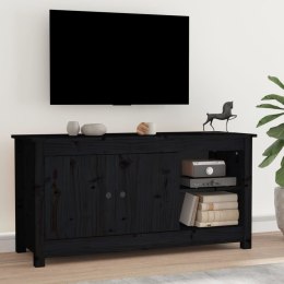 Szafka pod telewizor, czarna, 103x36,5x52 cm, drewno sosnowe Lumarko!
