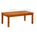  Ogrodowy stolik kawowy, 90x50x36 cm, lite drewno akacjowe Lumarko!