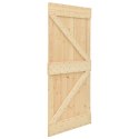  Drzwi przesuwne z osprzętem, 80x210 cm, lite drewno sosnowe Lumarko!