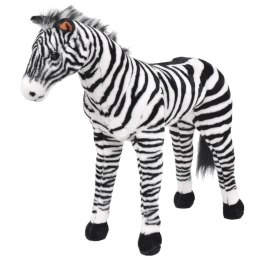  Pluszowa zebra, stojąca, czarno-biała, XXL Lumarko!
