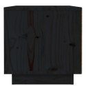  Szafki nocne, 2 szt., czarne, 40x34x35 cm, lite drewno sosnowe Lumarko!