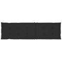  Poduszka na leżak, czarna, (75+105)x50x3 cm Lumarko!