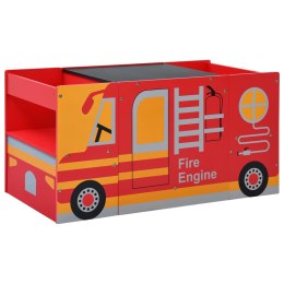  3-częściowy zestaw mebli dla dzieci, wóz strażacki, drewno Lumarko!