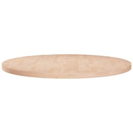  Okrągły blat do stolika, Ø60x2,5 cm, surowe drewno dębowe Lumarko!
