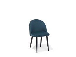 Zestaw 2 krzeseł welurowy niebieski VISALIA Lumarko!