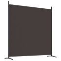  Parawan 3-panelowy, brązowy, 525x180 cm, tkanina Lumarko!