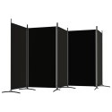  Parawan 5-panelowy, czarny, 433x180 cm, tkanina Lumarko!