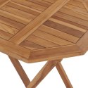  Składany stół ogrodowy, 60x60x75 cm, lite drewno tekowe Lumarko!