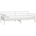  Łóżko dzienne z materacem, 90x200 cm, białe, drewno sosnowe Lumarko!