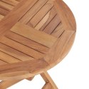  Składany stolik ogrodowy, 45 cm, lite drewno tekowe Lumarko!