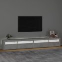  Szafka pod TV z oświetleniem LED, szarość betonu, 270x35x40 cm Lumarko!